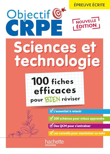 Objectif CRPE 2026 - Sciences et Technologie - 100 fiches pour bien réviser - épreuve écrite M2/L3
