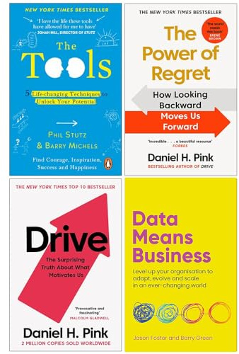 The Tools, The Power of Regret, Drive & 24 Assets Collection 4 Books Set