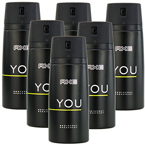 6 x 150ml Axe YOU Deo Deospray Deodorant Bodyspray Herren Parfüm