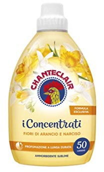 3 st. CHANTECLAIR i Concentrati ammorbidenter Sublime Fiori di arancio e Narciso apelsiner och narcisenblommor mjuk spole 1 000 ml långvarig doft 50 tvättmedel