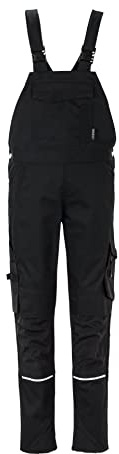 Planam Norit Damen Latzhose schwarz schwarz Modell 6530 Größe 38