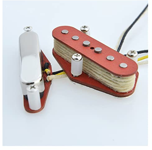 KESHUO Alnico 5 -Alnico3 Hybrid-benutzerdefinierter Pickup Für Telecaster Und Cover-Hals-Pickup Zwei Verschiedene Töne Humbucker-Set