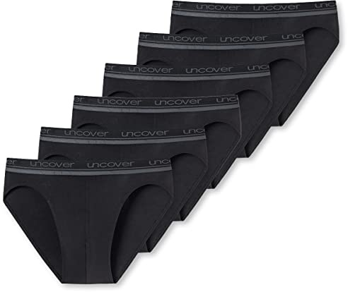 Uncover by Schiesser - Rio Slip/Unterhose - 6er Pack (L Schwarz)