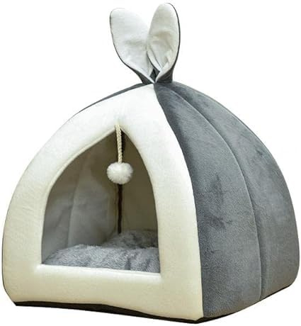 Chyuan Letto per animali domestici, accogliente cuccia per porcellini d'India, grazioso letto di coniglietto, grande nido di casa, accessori per gatti, mare, coniglietto, piccolo animale domestico