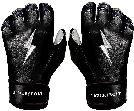 BRUCE BOLT Chrome Series Schlaghandschuh, kurze Manschette, Schwarz, Größe XL