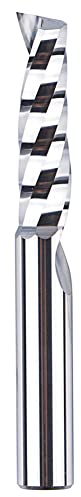 SpeTool Alu Fräser 8mm Schaft Einschneider VHM Fräser 32mm Schnittlänge Hartmetall Schaftfräser CNC Fräser Holz Fräser Für Oberfräse für Metall Aluminium Acryl und Kunststoff