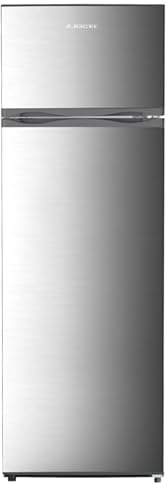 Jocel Frigorífico JF239I - Capacidad Frigorifico 201 L, Capacidad Congelador 38L, 3 Estantes de Cristal, Color Inox, Eficiencia Energetica E, 1600 x 545 x 525 mm
