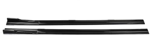 Auto Schweller Seitenschweller Für Ford Für Mustang Für Focus RS ST Für Fiesta Für Mondeo Rocker Panels Lip Autoscooter Seite Röcke Verlängerung Änderung (Farbe : Carbon Fiber Look)