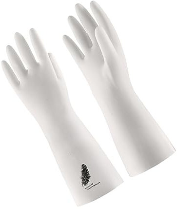 Healvian Dishwashing Gloves Warm Work Gloves Kitchen Long Soft Lining Thin Household Cleaning