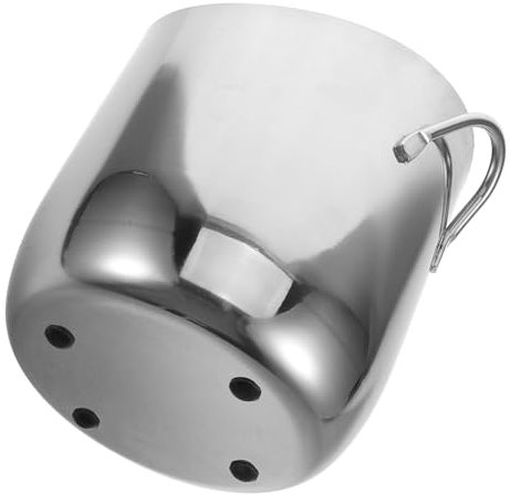 TOGEVAL Cubitera De Hielo De Acero Inoxidable para Fiestas y Eventos Al Aire Contenedor Resistente y Elegante para Enfriar Vinos y Bebidas Hoteles y Bares Capacidad para Almacenar Hielo