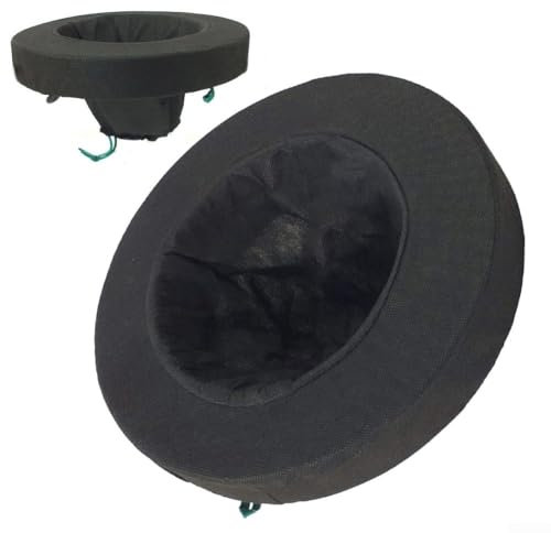CWOQOCW Lot de 2 paniers flottants pour plantes d'étang avec motif de rétention de terre pour plantes aquatiques de bassin 25 cm de diamètre