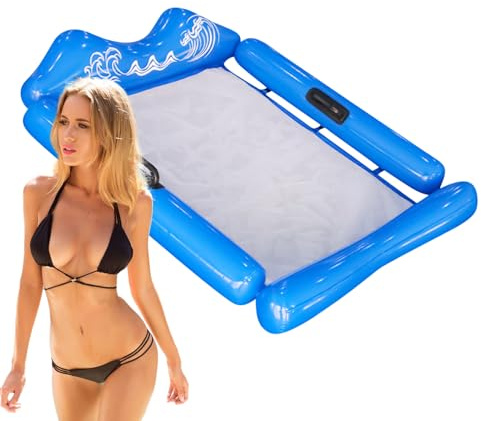 Piscina Amaca Galleggiante Per Adulti - Piscina Gonfiabile Amaca Isola Piscina - Isola Serra Per Viaggi Rilassarsi Famiglia