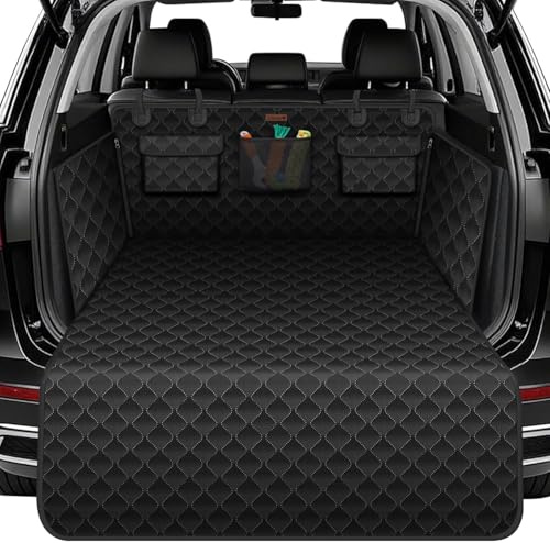 Alfheim Waterproof Dog Car Boot Liner Protector | Nonslip Washable Extended Large Trunk Cover with Side Bumper Protector, Universal for Car Trucks SUV