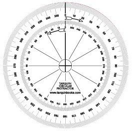 Tarquin 360 Degree Protractor (Single)
