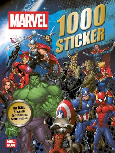 MARVEL: 1000 Sticker: Mit 1000 Stickern der coolsten Superhelden | Rätsel-, Mal- und Stickerspaß für MARVEL-Fans ab 4 Jahren