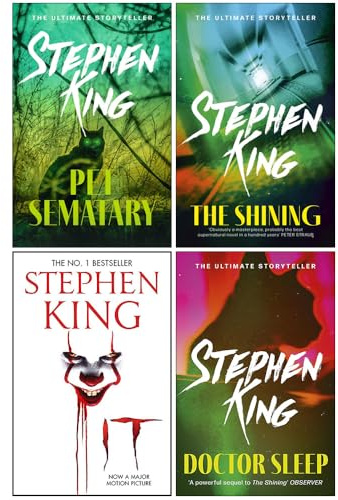 Stephen King Collection 4 Books Set (Pet Sematary, The Shining, It, Doctor Sleep)