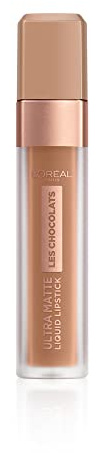 L'Oreal Paris Make-up designer Les Chocolats Labial Líquido Mate, Tono Marrón Nude 860 Ginger Bomb