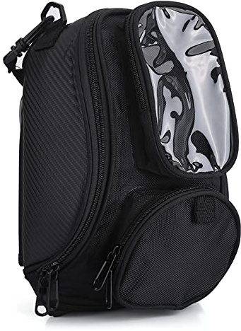Fydun Motorrad Tankrucksäcke, Universal Portable Motorrad Tank Tasche Beutel Starken Magnetischen Wasserdichten Kraftstofftank Beutel Reitet (Schwarzes)