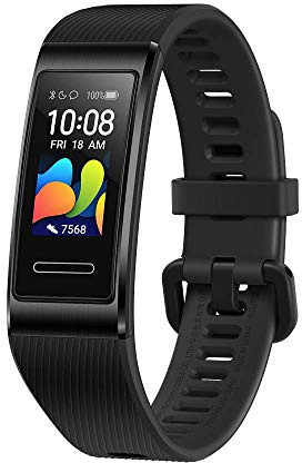 HUAWEI Band 4 Pro Smart Band Fitness-Tracker mit 0,95 Zoll AMOLED Touchscreen Graphitschwarz (erneuert)