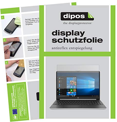 dipos I Schutzfolie matt kompatibel mit HP Laptop 15s-eq0564ng Displayschutz-Folie