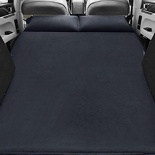 HOWENG Auto Kofferraumschutz Luftmatratze,für VW Polo Golf 4 5 6 7 8 Lavida Plus Bora Tharu Touran L X Kofferraum Bettpolster Falten Reisen Luftcouch ​Kissen Tragbare Isomatt,C/Black