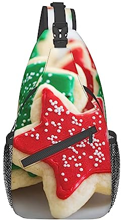 Sac à dos à bandoulière réglable pour homme et femme, sac de voyage décontracté, Assiette de biscuits, taille unique