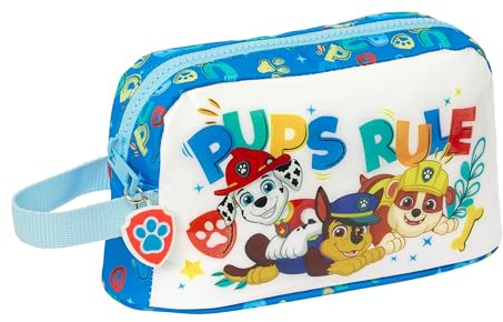 SAFTA Paw Patrol Pups Rule - Matériel pour Enfants, idéal pour Les Enfants, Confortable et Polyvalent, qualité et résistance, Bleu, Estándar, Porte-Petit-déjeuner