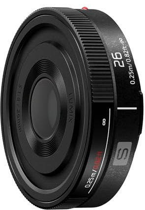 Panasonic LUMIX Full Frame Camera Lens, S 26mm F8 - S-R26