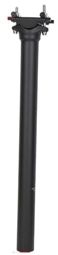 WANGSHAOWEI SattelstüTze Carbon Sattelstütze 25.4/27.2/30.9/31,6 MTB/Rennrad Sattelstütze Ultraleicht 130g SattelstüTze Gefedert(27.2x350mm)