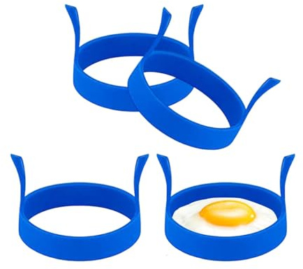 de molde de huevo, anillos de huevo para calefacción, 4 moldes de