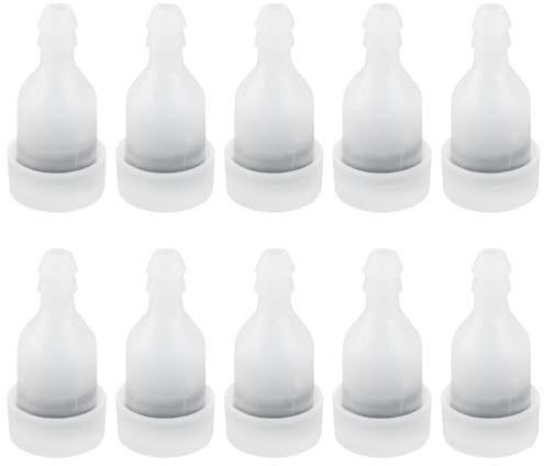 eMagTech Kraftstoffleitung, Kraftstofftank, Entlüftungsventil, Auspuffventil, Kettensägenstopfen 25 x 11,7 mm, für Kettensäge, Zubehör für Schlagschneiden, Rasenmäher, 10 Stück