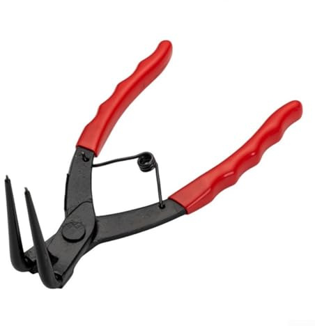 Jotekonoby Robuste Sprengringzange, interne C-Clip-Sicherungsringzange, 90 Grad lange Nase gebogen, Haltering-Entfernungswerkzeug für Motorrad, Auto, LKW (90 Grad)