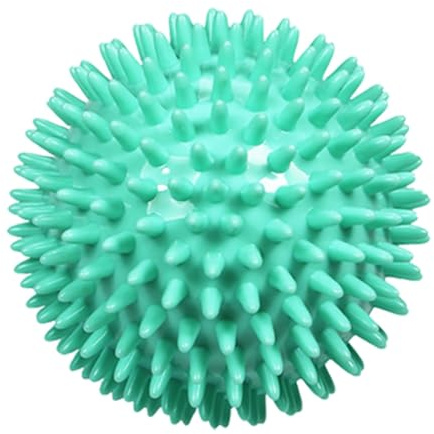 ResultSport Igelball Massageball Set mit Noppen für Rücken, Beine, Füße & Hände Muskelmassage - 10cm - Triggerpunkt Massagebälle, Stress Reflexzonen, Myofaszialer Ball, Rollerball