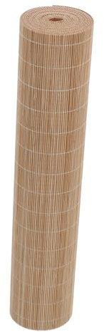 COLLBATH Esterilla de Bambú de 30cm X 2m, Color Caqui, Cortable