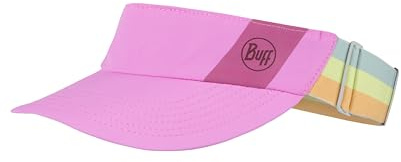Buff®| Cap Speed Visor, Lightweight, Foldable, Recycled Materials, UPF 50 Sun Protection, Running, Jogging, Sports, Men, Women, One Size Pink