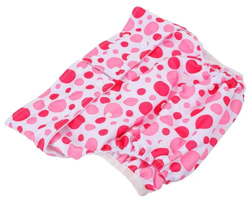 Waschbare Erwachsenenwindel Windelhose, 1 Stück, Rosa | Wiederverwendbar für Frauen und Erwachsene, für Nacht und Starke Saugfähigkeit
