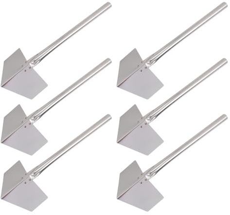 ABOOFAN Set 6 Spatole Angolari in Acciaio Inossidabile, Utensili per Finitura e Levigatura di Angoli Interni in Cartongesso