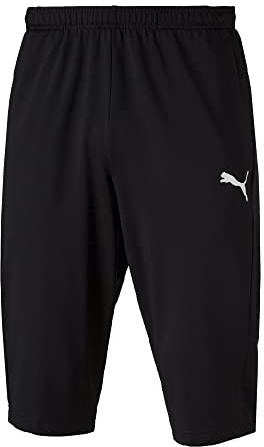 PUMA Unisex Liga Training 3/4 Pants Hose, Puma Black-puma White, XL EU