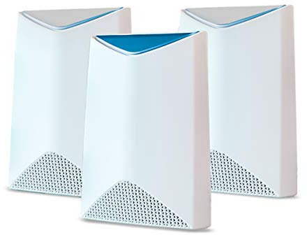 NETGEAR Pro SRK60B03 Mesh-System (Mesh-Router + 2x Satellit Mesh Repeater, 3 GBit/s Geschwindigkeit bis zu 525 m² Abdeckung, Tri-Band AC3000, Smart Roaming)