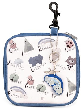PracticDomus Porta Sandwich Termoisolato per Bambini di Iris Barcelona. Modello Snack Rico. Colore Blu