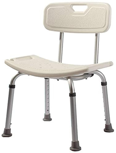 XHALERY Sedia da Doccia Sgabello da Bagno Sgabello da Vasca Sgabello da Doccia Sedie da Doccia con Schienale Panca Antiscivolo Vasca da Bagno Sedile per disabili, Anziani