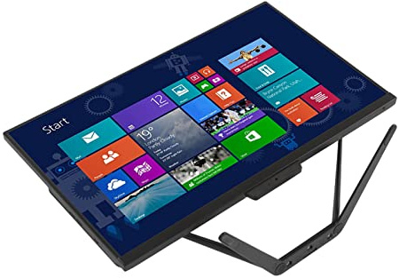 LBEC PC Todo en uno Enchufe de la UE J4125 CPU con cámara Computadora AIO para productividad 4+256G Enchufe de la UE