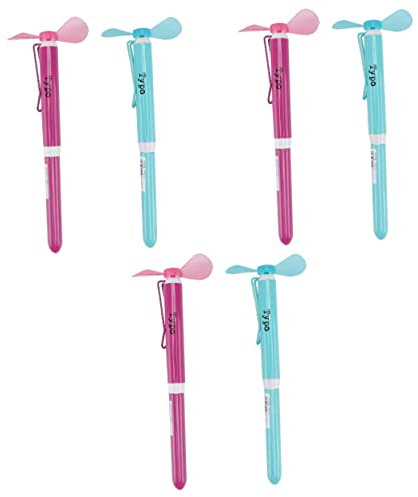 STOBOK 6 Stk Stift Kugelschreiber Aus Metall Mini Usb Kühler Desktop-kühlung Camping Cooler Fan Mini Luftkühler Persönlicher Luftkühler Usb-fans Tragbar Student Feiner Kugelschreiber