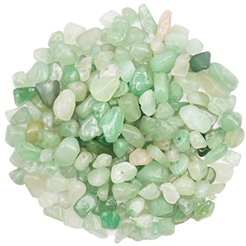500 Stück Grün Aventurin Edelstein perlen, edelsteine zum auffädeln,Kristall Steine Perlen, 5-8 mm Unregelmäßige Gebohrt Edelsteine für Armbänder, Ketten, Ohrringe,DIY Schmuck Machen Crafting