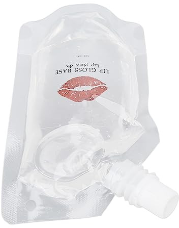 Lip Gloss Base DIY, 100ML Lip Oil Lipgloss Set Selber Machen Farblos Durchsichtig Feuchtigkeitsspendendes Lippenöl Lipgloss Basis für Lippenbalsam Herzustellen Lippenpflege Werkz
