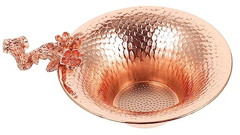 HOLIDYOYO 1pezzi Filtraggio Rame Per Tè Infusore Anti-scottature Per Sciolte Accessorio Teaware Rame Per Del Tè e