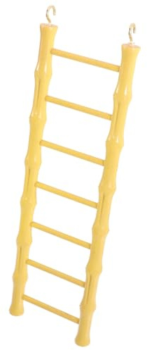 Toddmomy Bird Ladder Toy Hanging Step Ladder for Cage Small Pets Hamsters Parrots Budgies Climbing Exercise Accessory