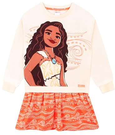 Disney Moana Dress | Moana 2 Sweater Dress for Girls | Girls’ Dresses | Ages 2 to 10 Years