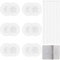 HOTUT Möbel Wandanker, 12 Stück Kippsicherung Möbel Set, Ohne Bohren, Kippschutz Möbel Wandanker Für Schrank Regal Kommode, Anti Kipp Möbelgurte für Baby-Proofing & Haustierschutz