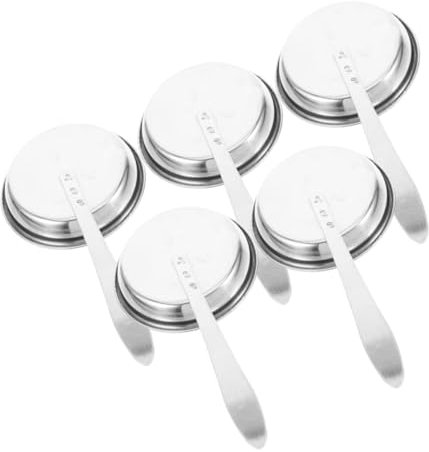 EPIGEIST 5pcs Stainless Steel Candle Snuffer Set Elegant Accessory for Extinguishing Modern Design for Home Decor and Aromatherapy Use